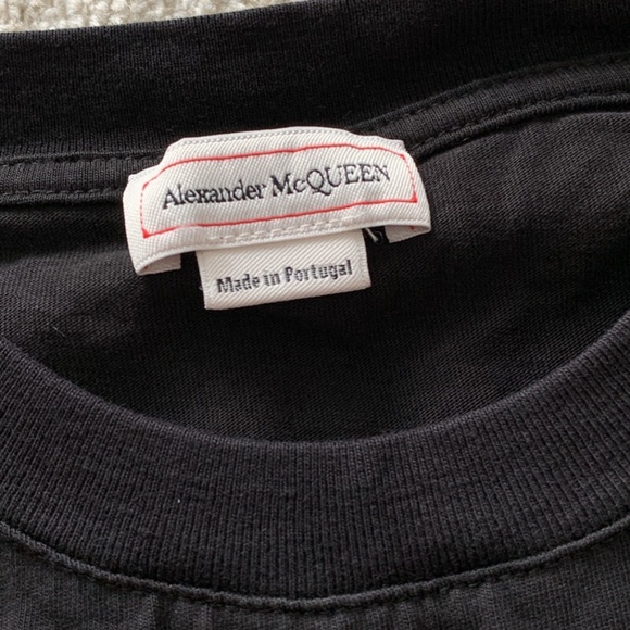 Alexander McQueen Embroidered Logo T-Shirt - Picture 4 of 9